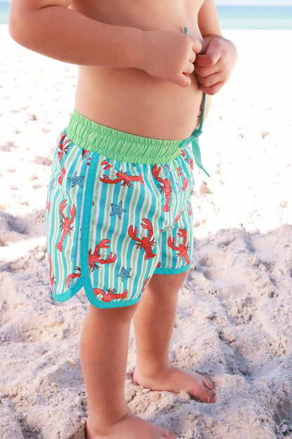Boy's Swim Trunks | Pinch Me Blue