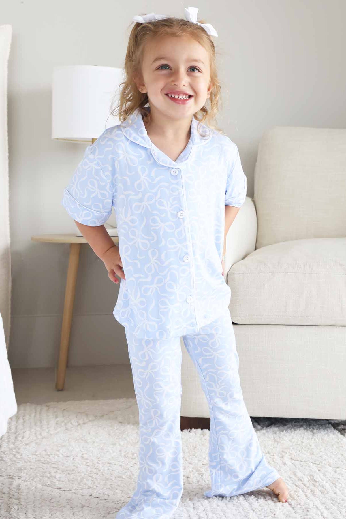 Girl's Two Piece Flare Lounge Sets