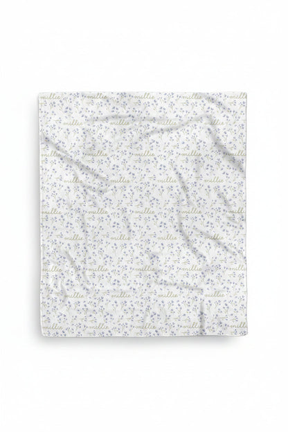 Blake's Blooms Personalized Kids Blanket