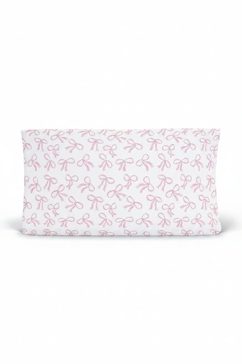 Blushing Bows Changing Pad Cover