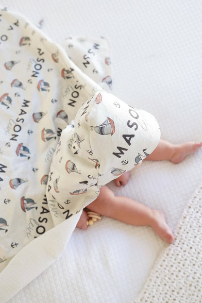 Personalized Hooded Towel | Set Sail