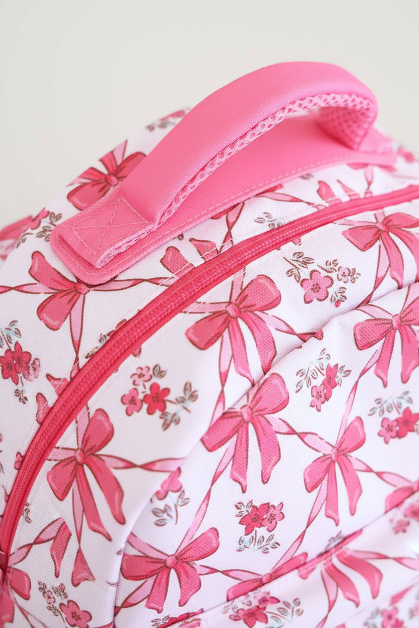 Kids Embroidered Ruffle Backpack | Bow Besties