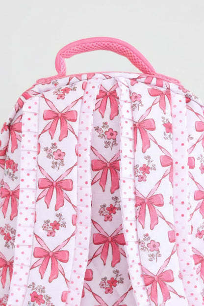 Kids Embroidered Ruffle Backpack | Bow Besties