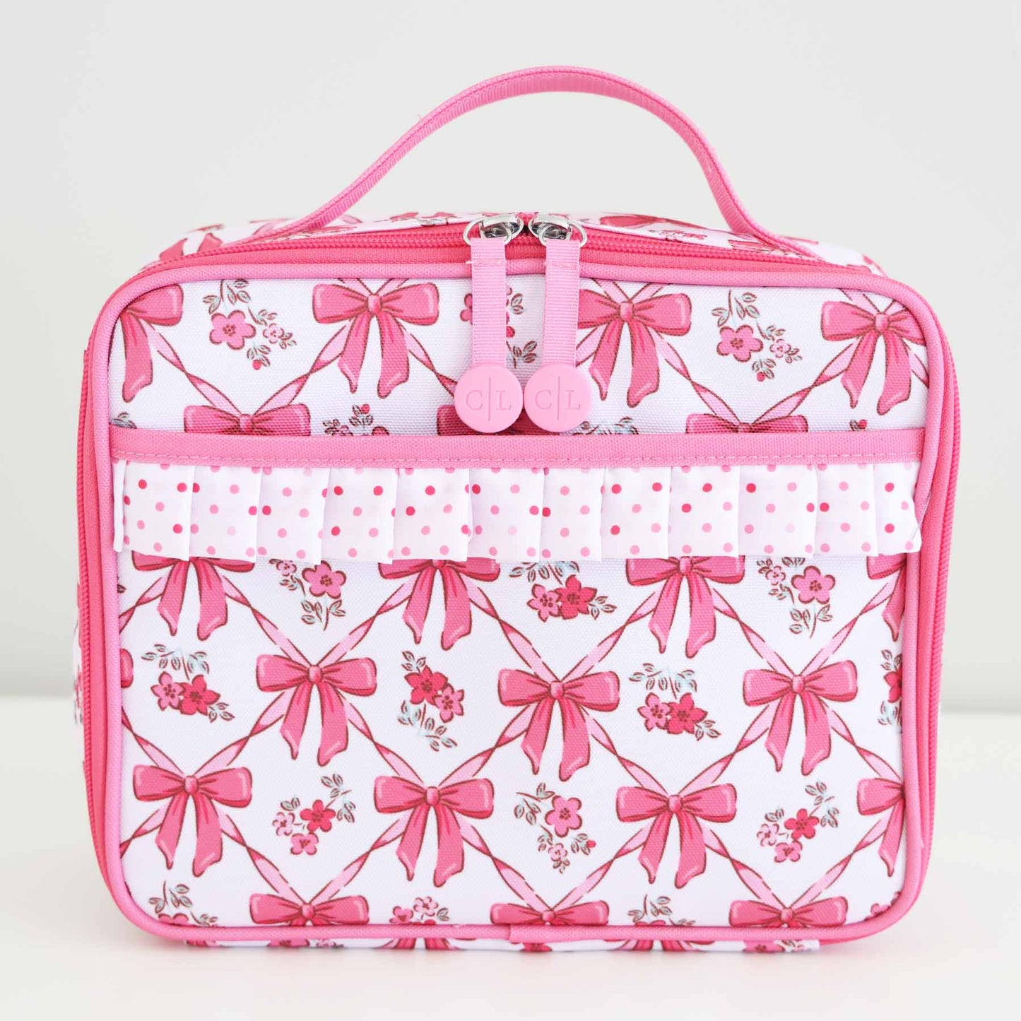 Kids Embroidered Ruffle Lunchbox | Bow Besties