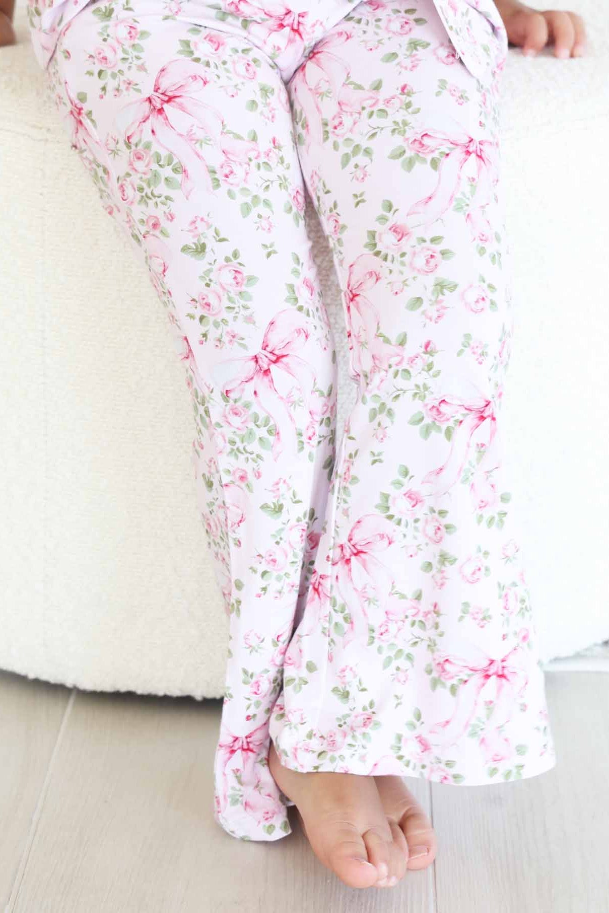 Girl's Two Piece Flare Lounge Sets