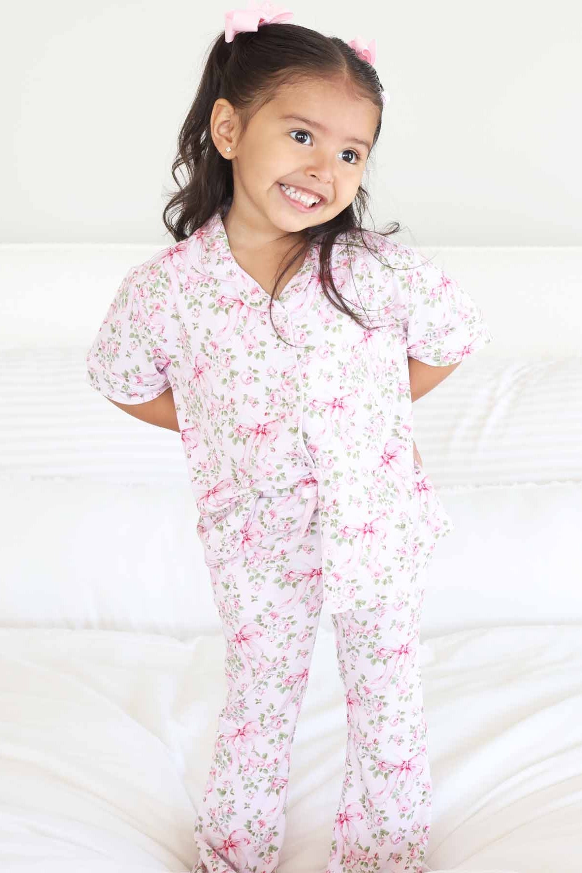 Girl's Two Piece Flare Lounge Sets