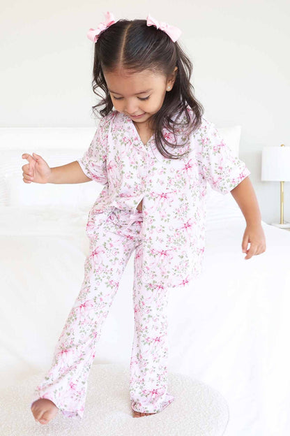 Girl's Two Piece Flare Lounge Sets