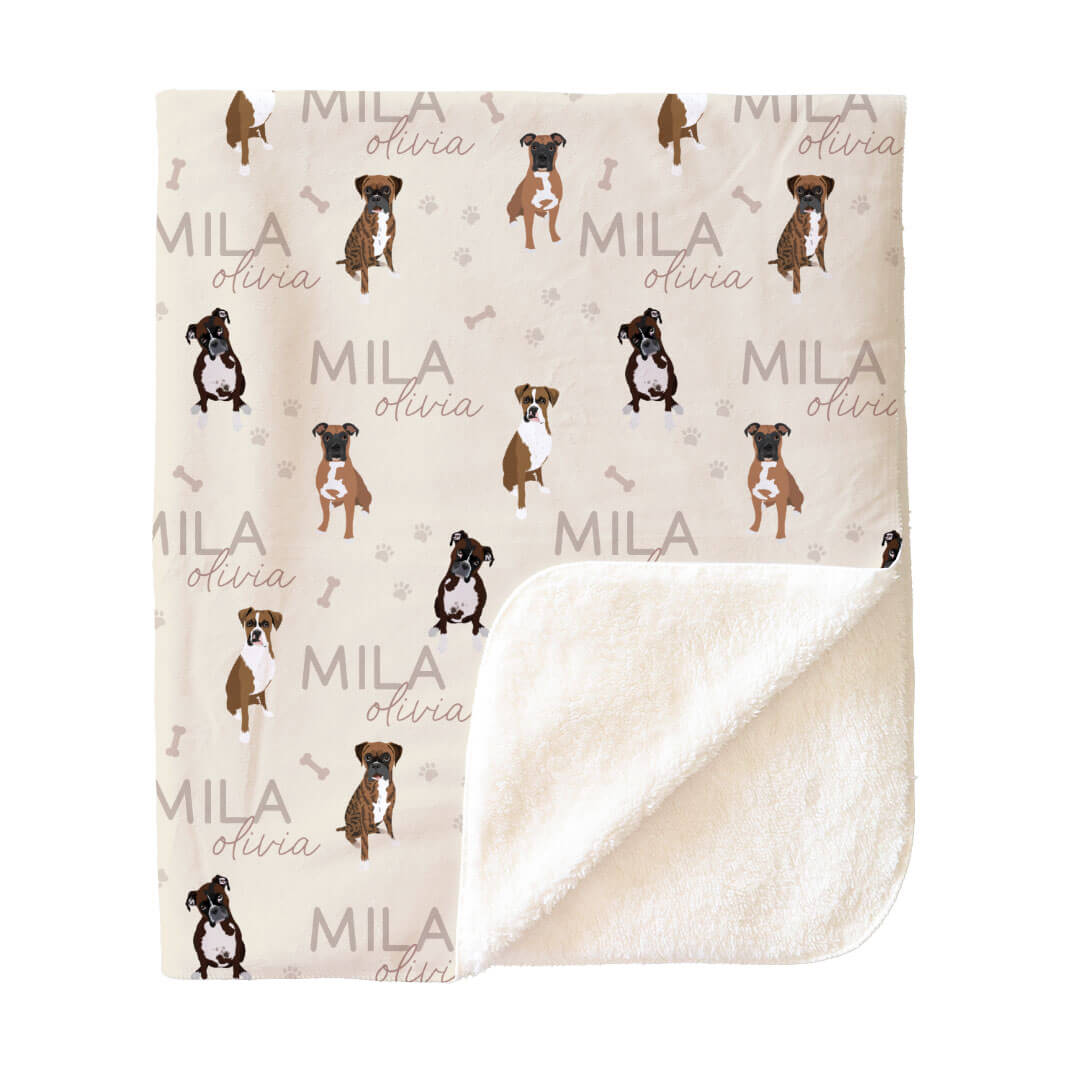 Personalized Kids Blankets | Dog Breeds - Part 1
