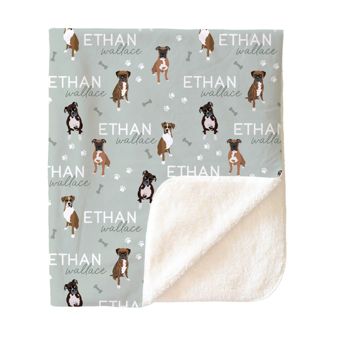 Personalized Kids Blankets | Dog Breeds - Part 1