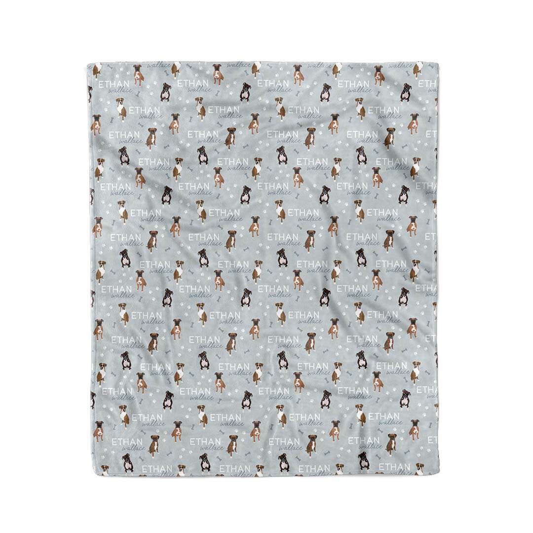 Personalized Kids Blanket | Boxer