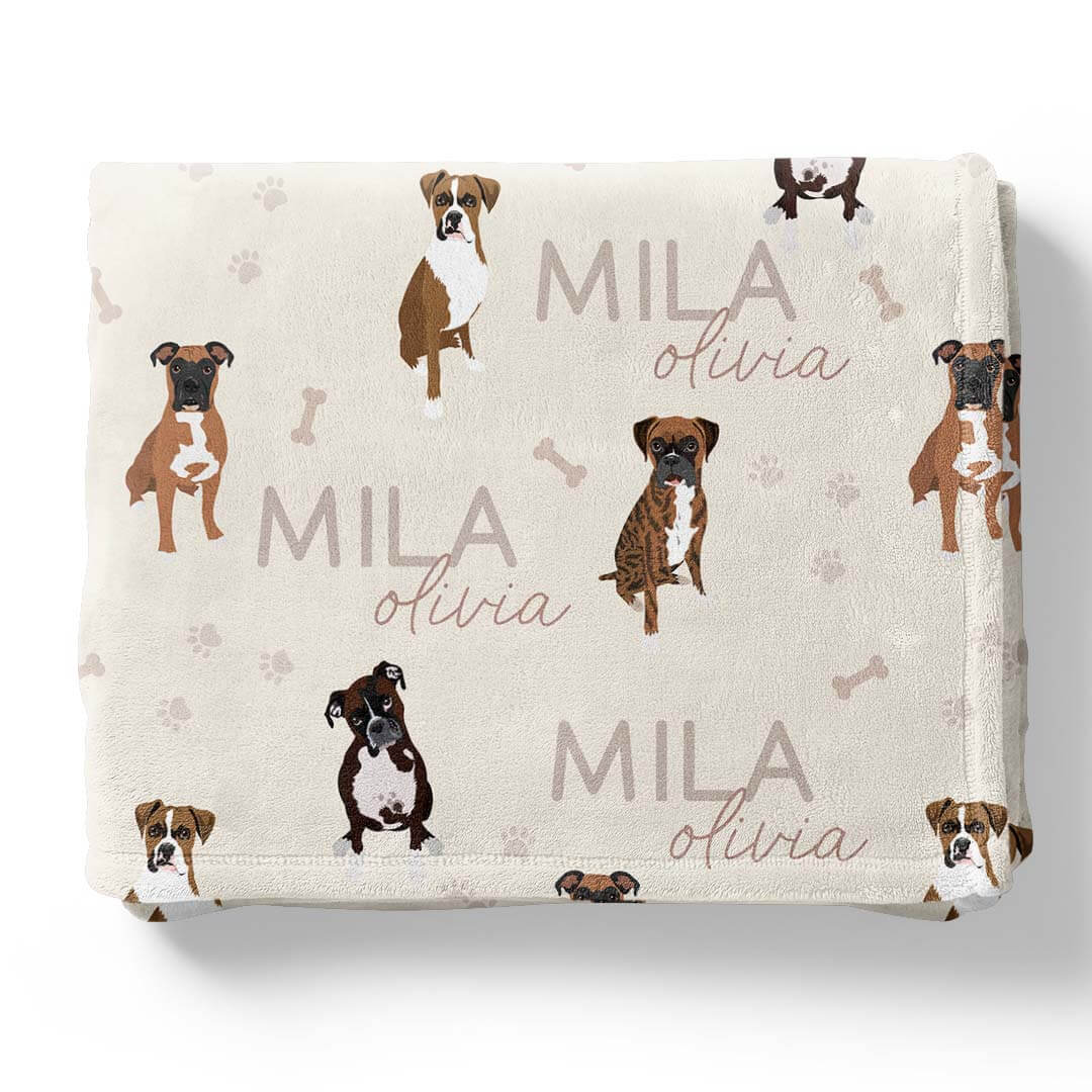 Personalized Kids Blanket | Boxer