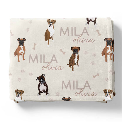 Personalized Kids Blanket | Boxer