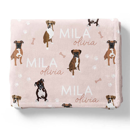 Personalized Kids Blankets | Dog Breeds - Part 1