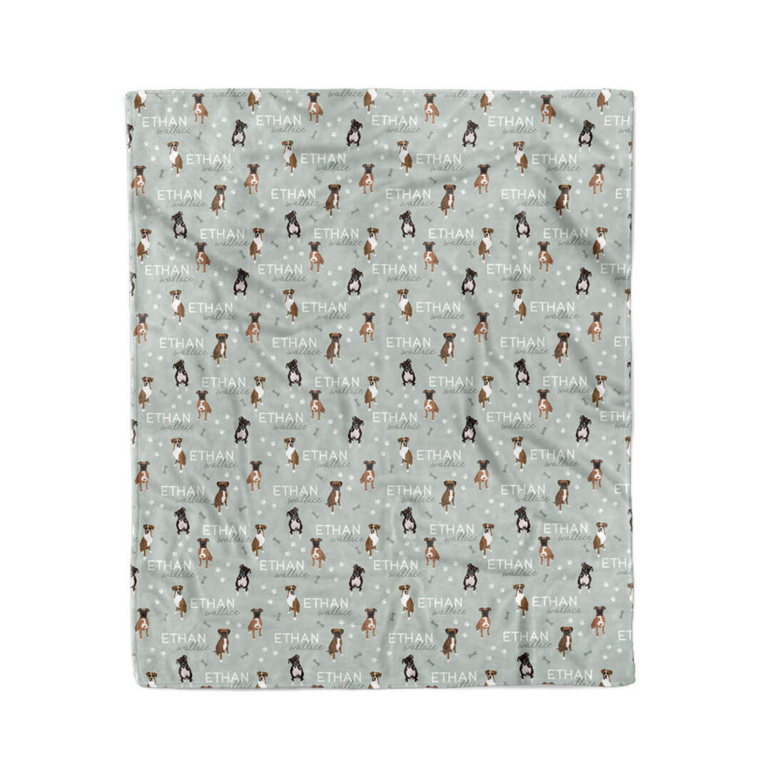 Personalized Kids Blanket | Boxer