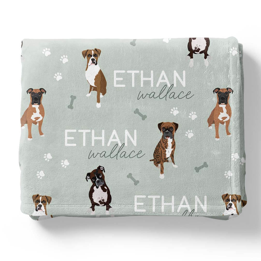 Personalized Kids Blankets | Dog Breeds - Part 1