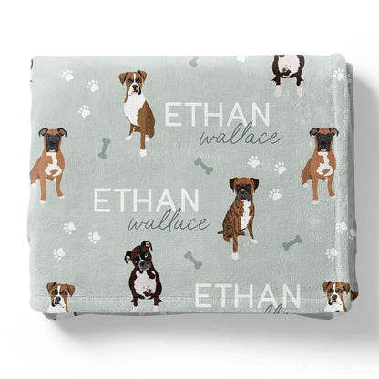 Personalized Kids Blankets | Dog Breeds - Part 1