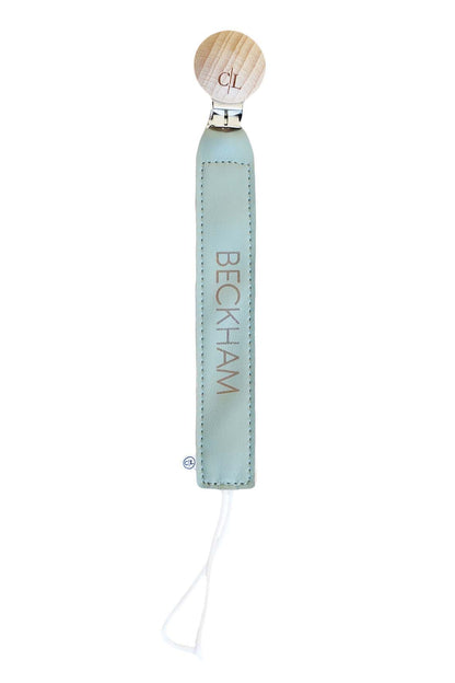 Personalized Leather Pacifier Clip | All Colors