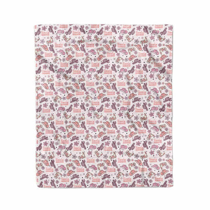 Buckaroo Cowgirl Personalized Kids Blanket