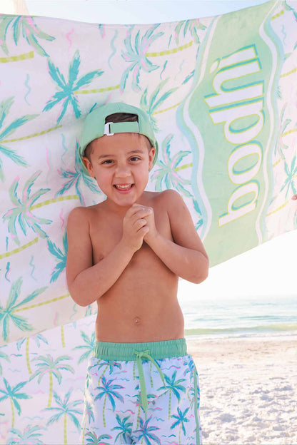 Blue Lagoon Personalized Kids Beach Towel