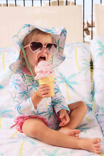 Blue Lagoon Personalized Kids Beach Towel