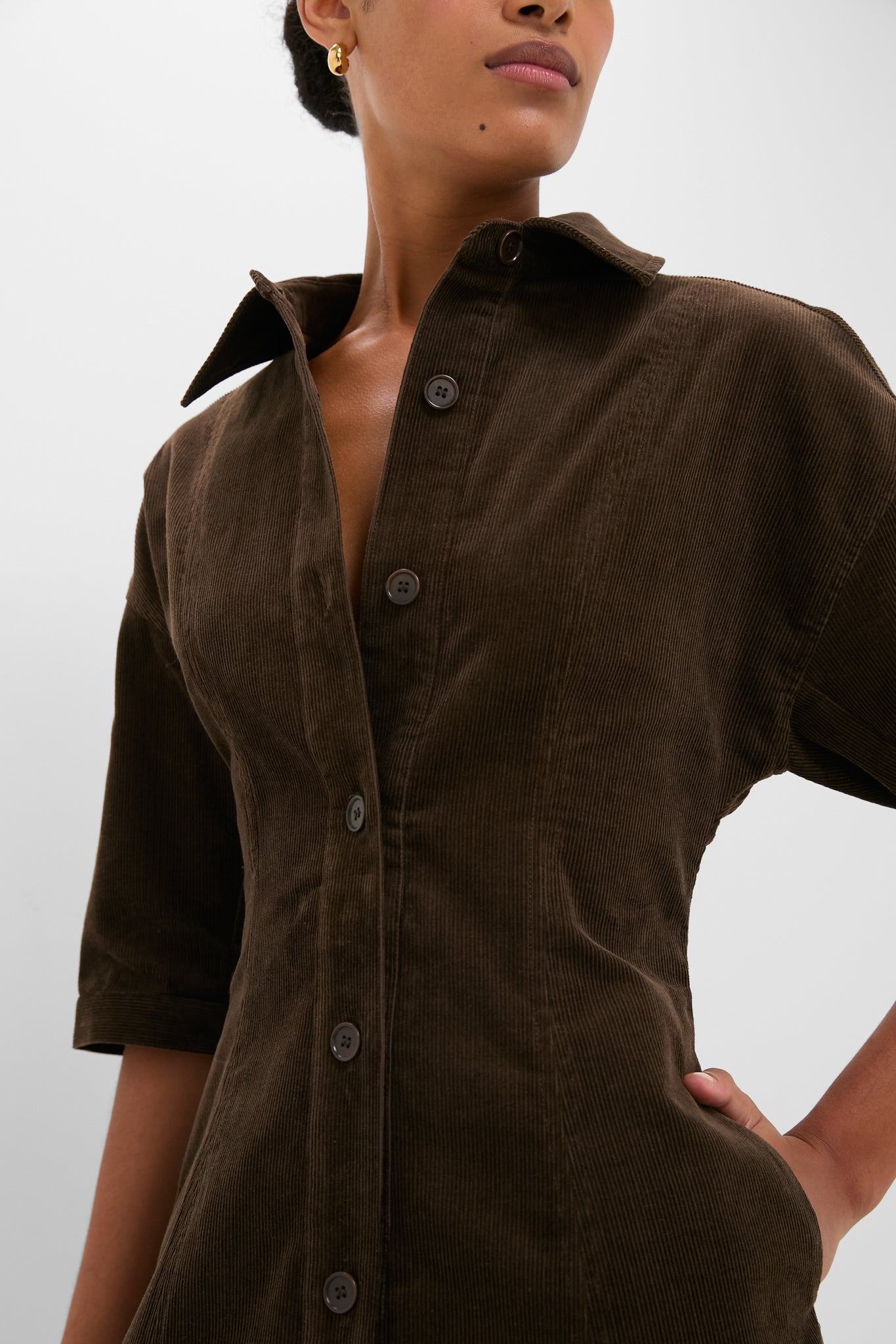 Carob Luz Mini Dress