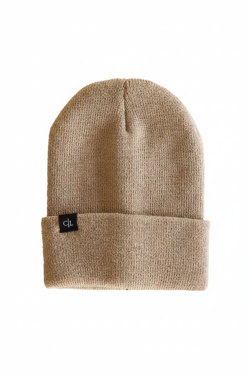 Embroidered Knit Baby Beanie
