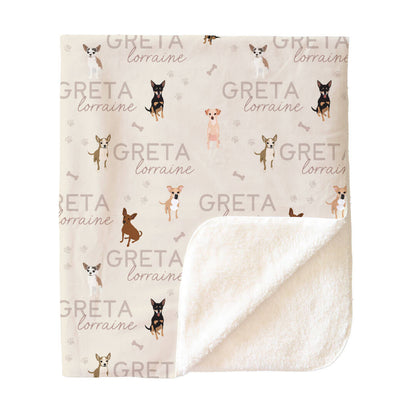 Personalized Kids Blankets | Dog Breeds - Part 1