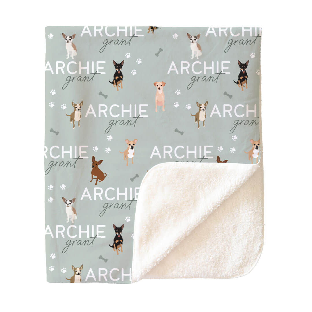 Personalized Kids Blankets | Dog Breeds - Part 1
