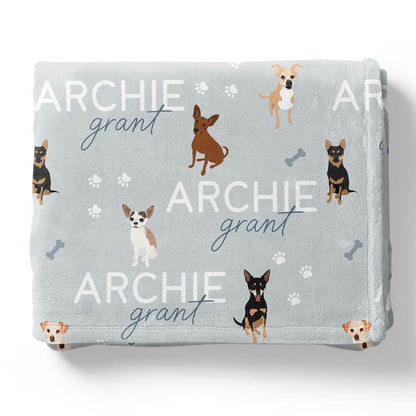 Personalized Kids Blankets | Dog Breeds - Part 1