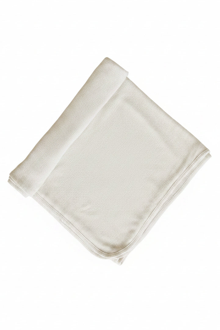 Eggshell Waffle Bamboo Oversized Swaddle Blanket