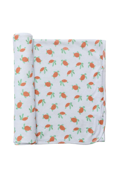 Bamboo Waffle Oversized Swaddle Blanket | Coastal Cruisers