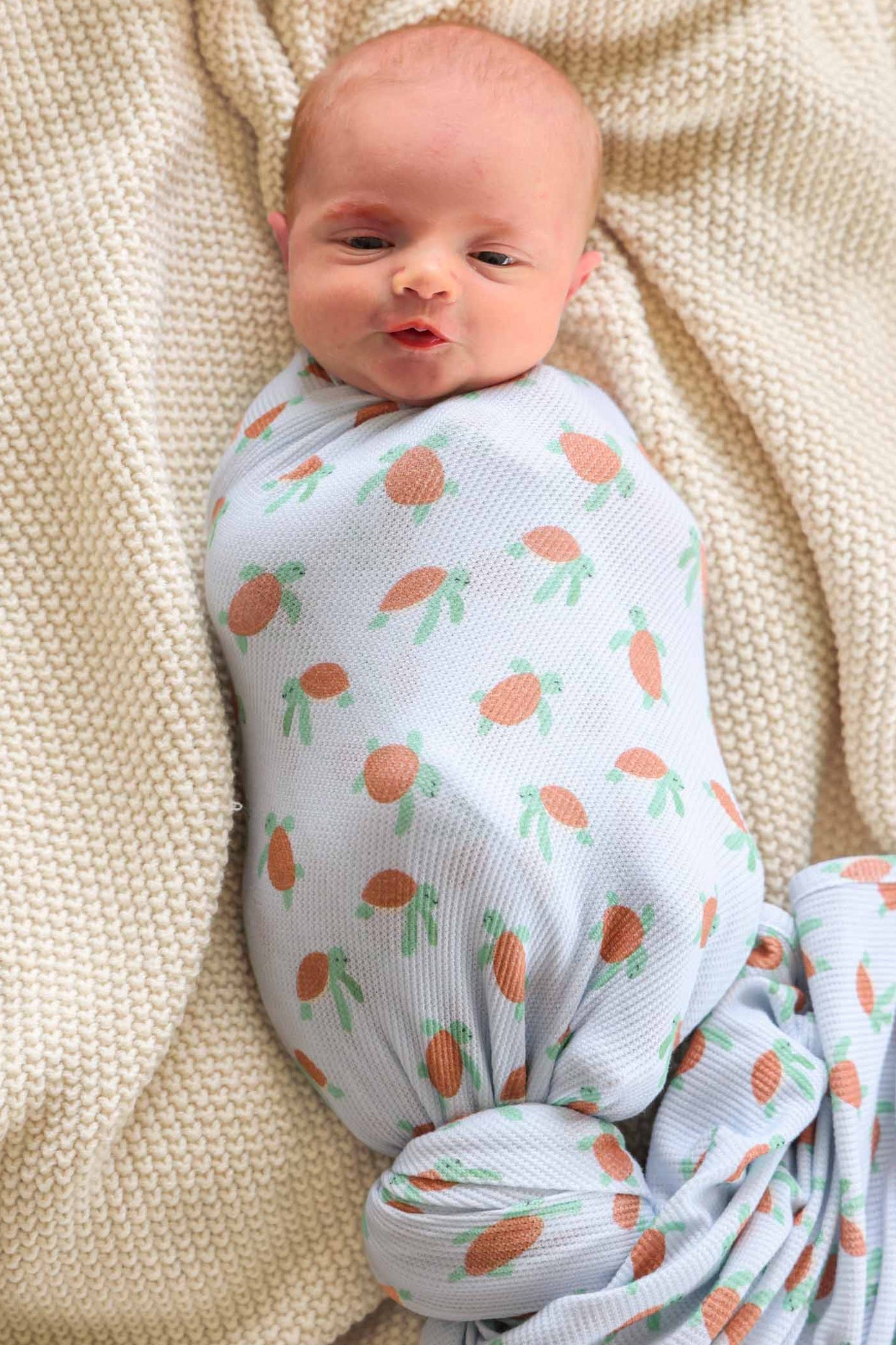 Bamboo Waffle Oversized Swaddle Blanket | Coastal Cruisers