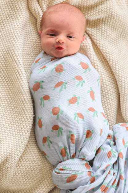 Bamboo Waffle Oversized Swaddle Blanket | Coastal Cruisers