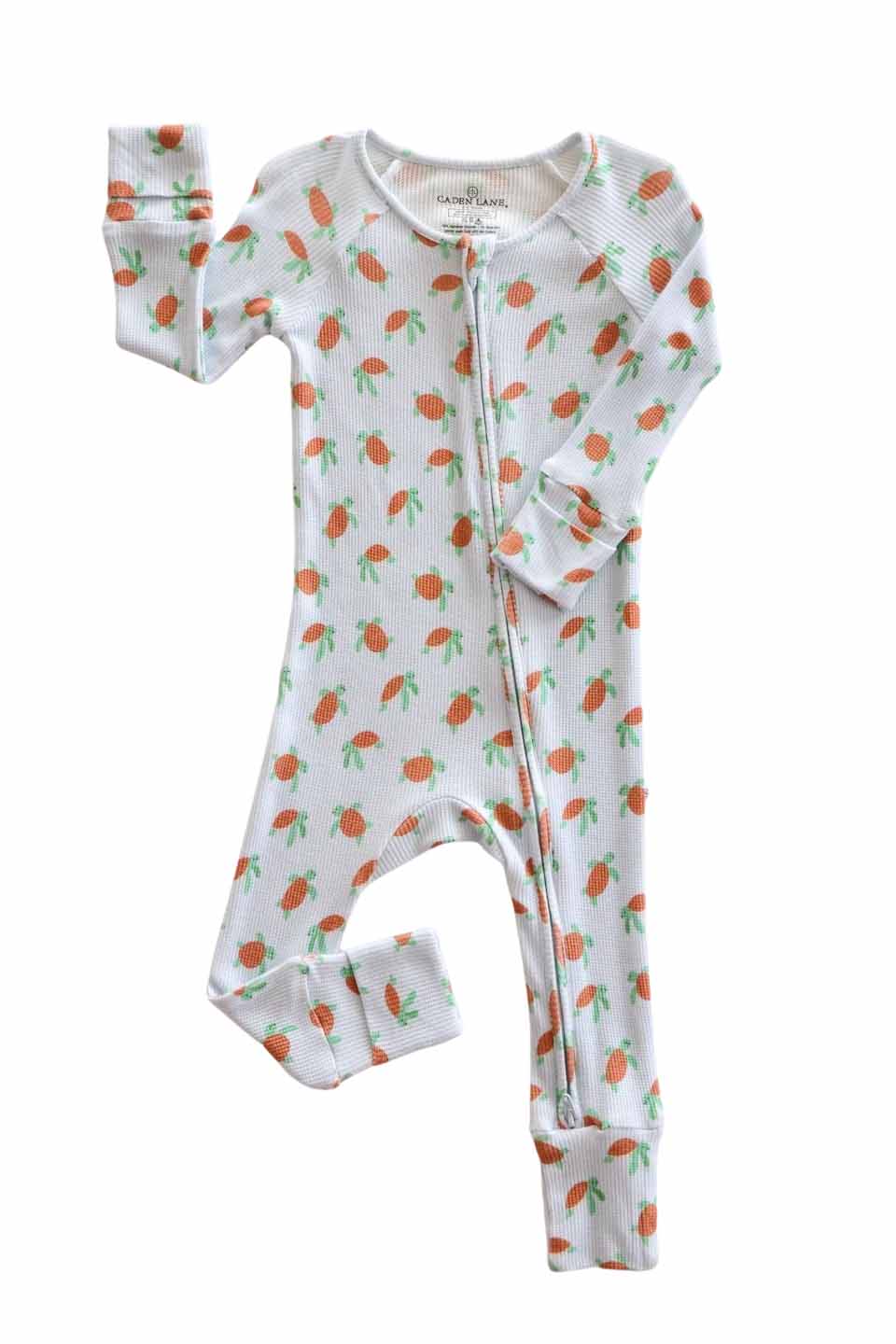 Bamboo Waffle Convertible Zip Romper | Coastal Cruisers