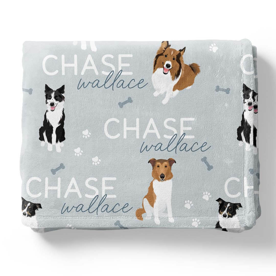 Personalized Kids Blankets | Dog Breeds - Part 1