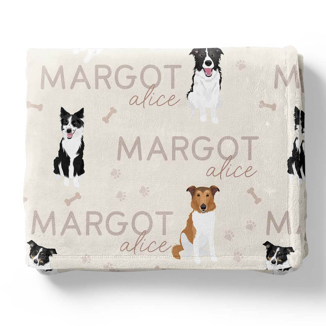 Personalized Kids Blankets | Dog Breeds - Part 1