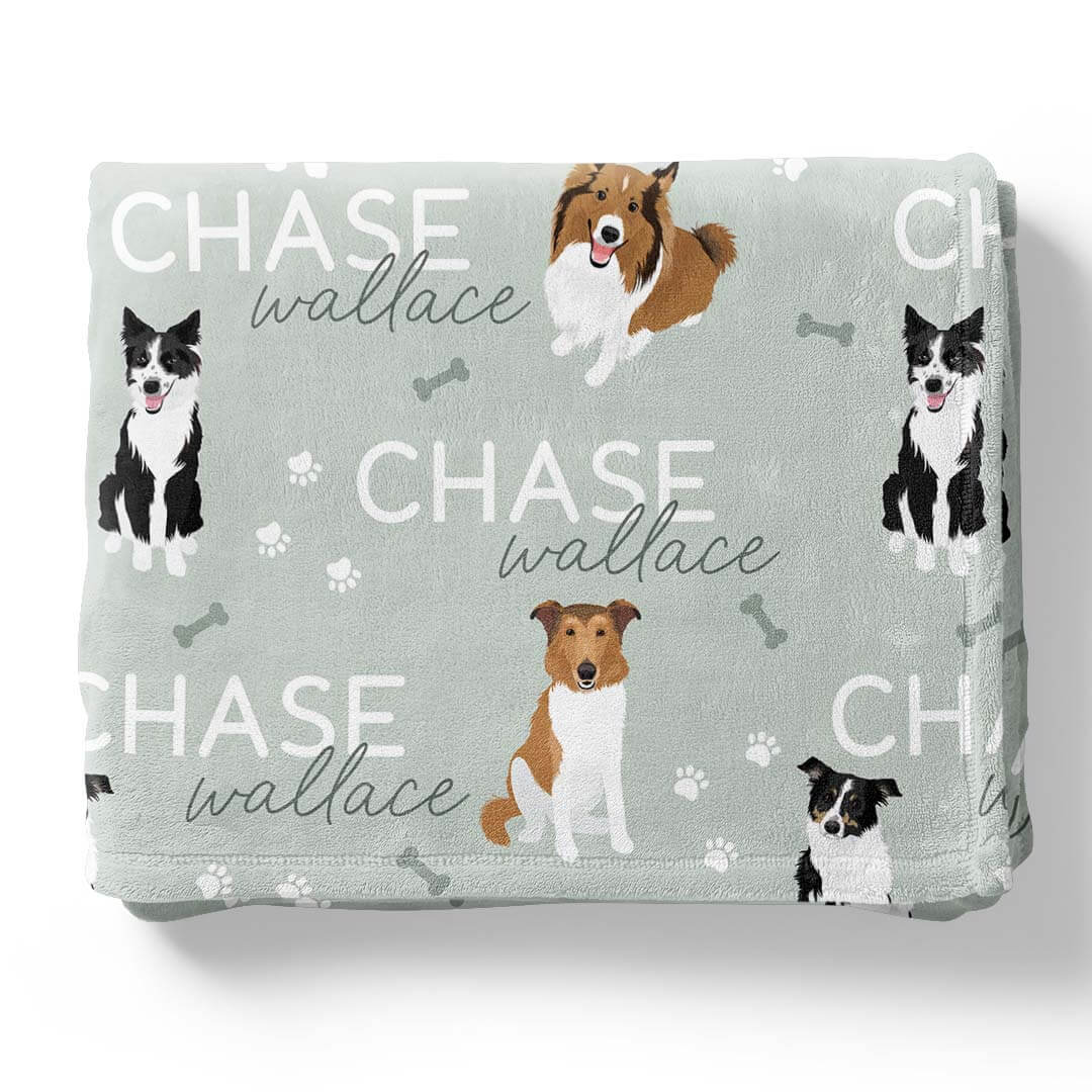 Personalized Kids Blankets | Dog Breeds - Part 1
