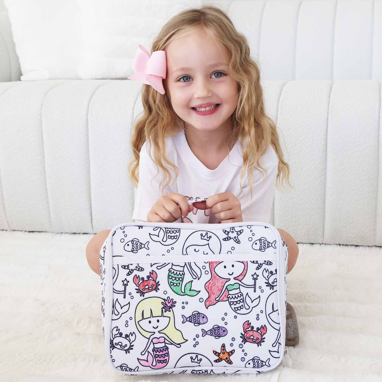 Kids Colorable Lunchbox | Mermaid Magic
