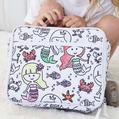 Kids Colorable Lunchbox | Mermaid Magic