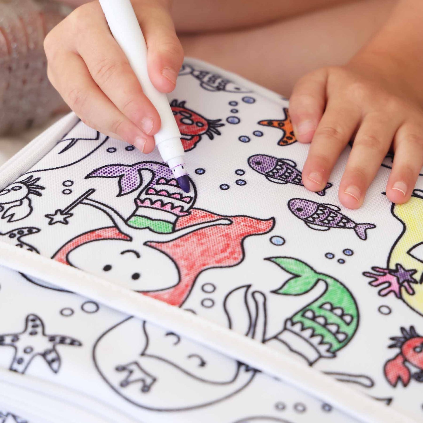 Kids Colorable Lunchbox | Mermaid Magic