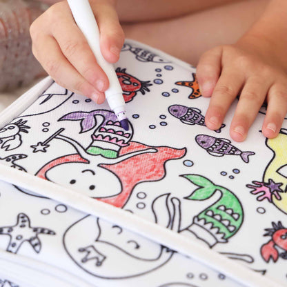 Kids Colorable Lunchbox | Mermaid Magic