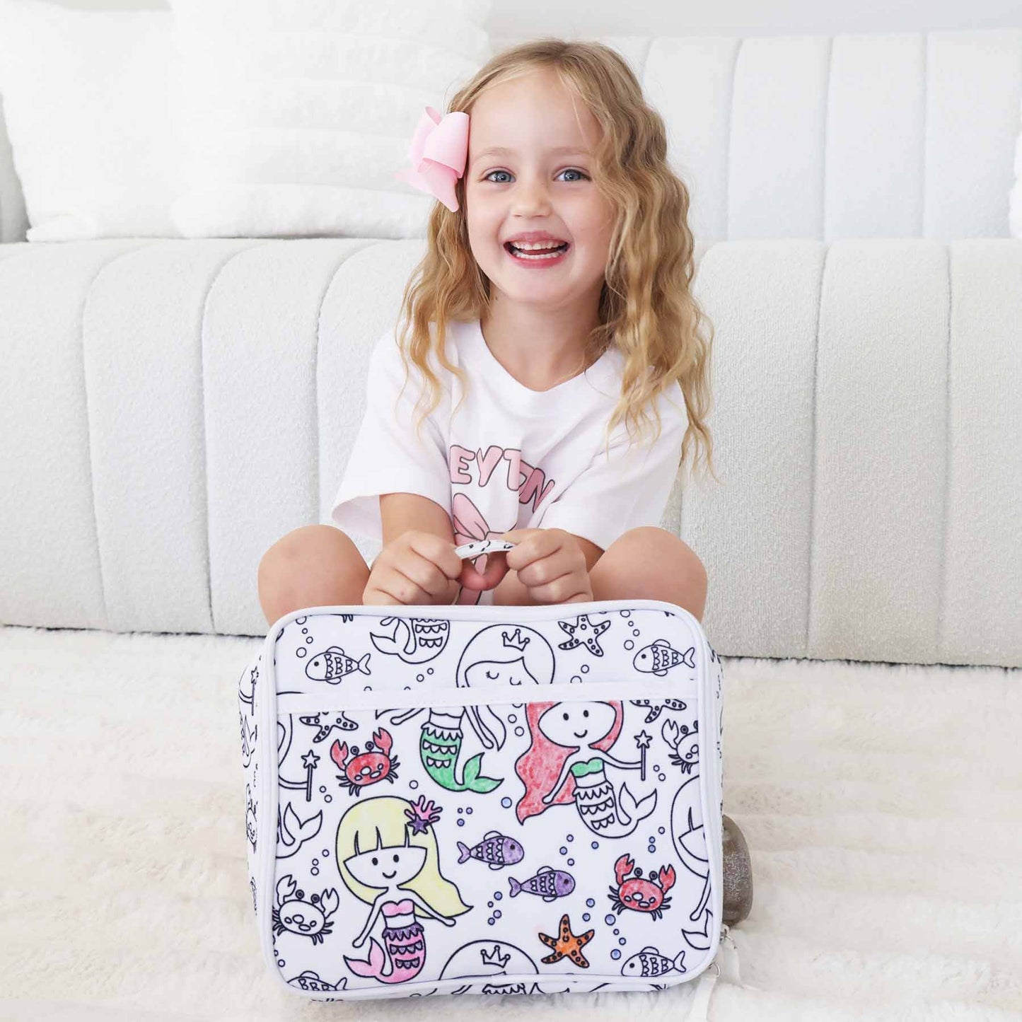 Kids Colorable Lunchbox | Mermaid Magic