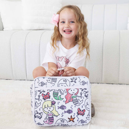 Kids Colorable Lunchbox | Mermaid Magic