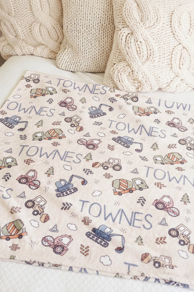 New Build Personalized Kids Blanket