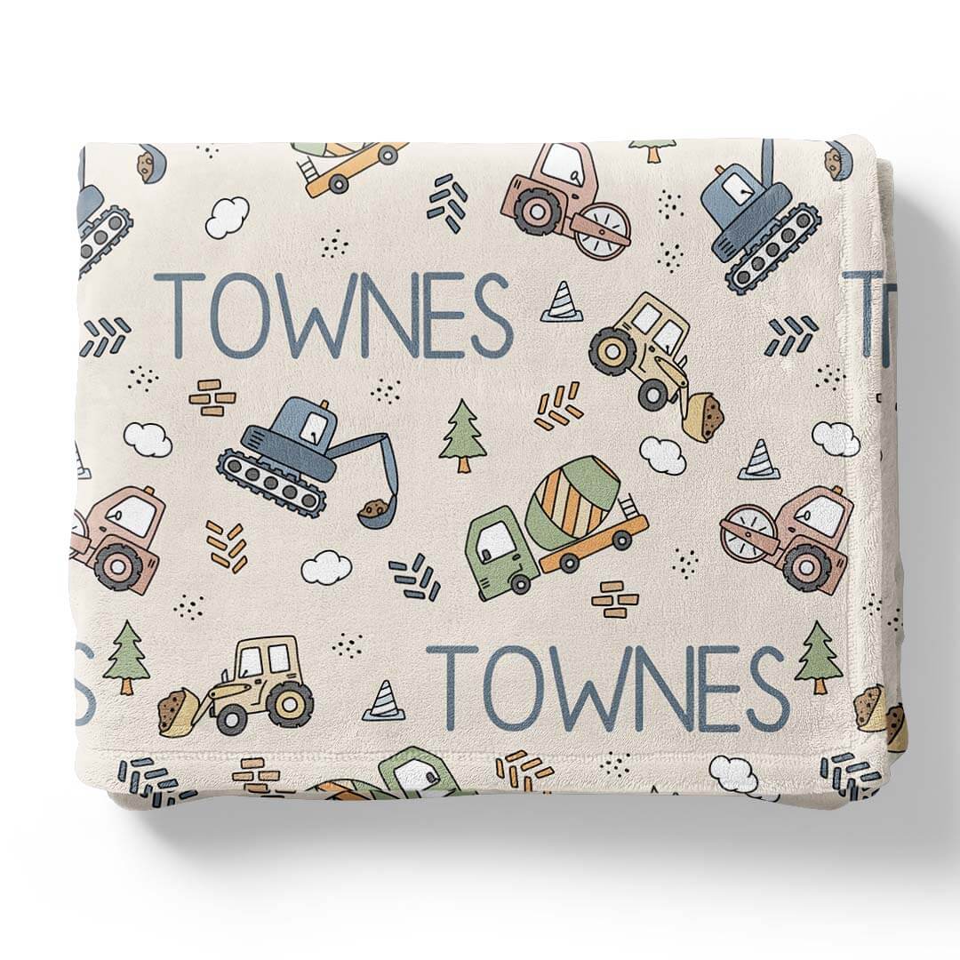New Build Personalized Kids Blanket