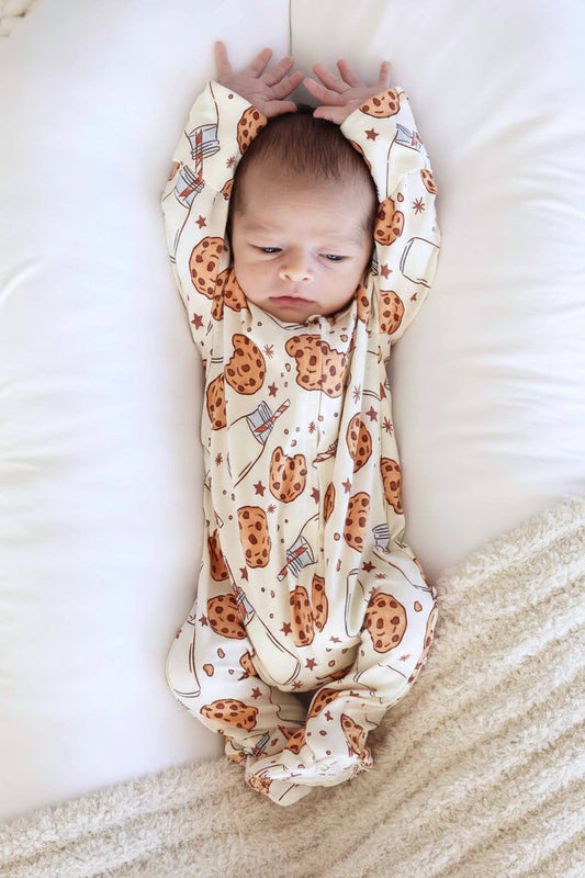Cookie Cuddles Zipper Footie
