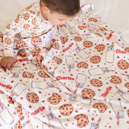 Cookie Cuddles Personalized Kids Blanket