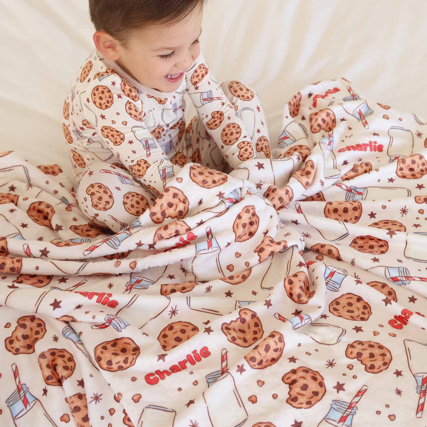 Cookie Cuddles Personalized Kids Blanket