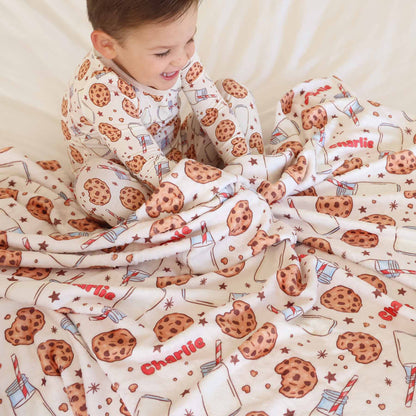 Cookie Cuddles Personalized Kids Blanket