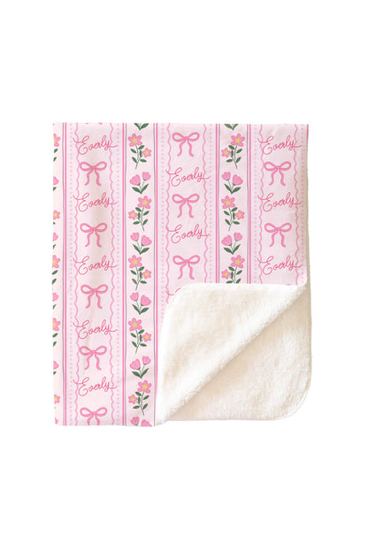 Personalized Kids Blanket | Coquette Garden